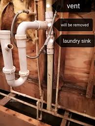 modify the laundry drain too