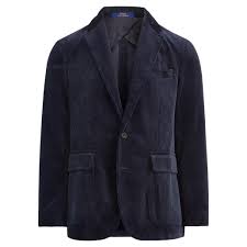 Ralph Lauren Giacca Morgan in velluto a coste Blu navy | Blazer, abiti &  smoking Uomo • Peterbald