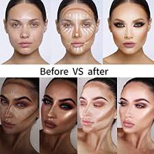 Think of bronzer as a warmer version of highlighter, and apply accordingly. Buy De Lanci Highlighter Contour Makeup Palette Bronzer Highlighter Blush Matte Shimmer 6 Colors Face Cheek Contour Palette Highlight Blush Nude Pink Rose Gold Vegan Cruelty Free And Hypoallergenic Online In Italy