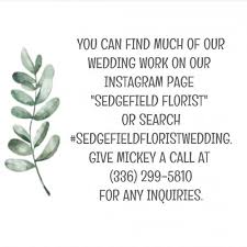 From anniversary and birthday flowers, to valentine's and mother's day flowers, garner's florist has the best selection of floral designs for every unique occasion. Wedding Flowers From Sedgefield Florist Gifts Your Local Greensboro Nc