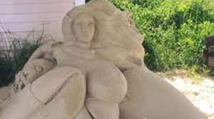 Mermaid sand sculpture with big boobs causes predictable controversy |  Mashable