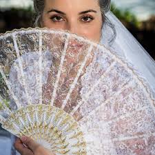 Large White Lace Pericon F-3300-W