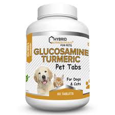 Nhv turmeric is excellent for cats, dogs and small pets who may be suffering from heart health issues, inflammation, or joint pain. Glucosamine Chondroitin Tablets For Dogs Cats With Turmeric And Msm 60 Tablets Walmart Com Walmart Com