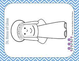 In one she wore a crown of red roses, mirroring christ's crown of. St Rose Of Lima Trace Copy Freebie With Coloring Sheet By Olg Creations