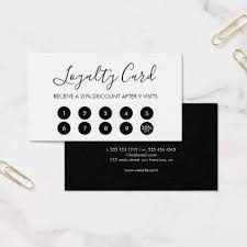 Minimalist Handwritten Customer Loyalty Business Card Unusual Diy Cyo Customize Speci Business Cards Beauty Stylist Business Cards Hairstylist Business Cards