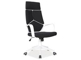 Biroja krēsls Q-199CB Melns/balts rāmis | 24a.lv