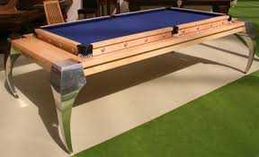 Converts in just seconds from a beautifully crafted dining room table into a modern style pool table! Flip For Fun 4 Clever Pool Tables That Convert Transform Urbanist