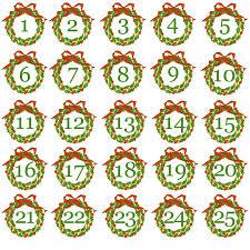 Free Printable Advent Calendar Numbers Diy Advent Calendar Christmas Advent Calendar Diy Advent Calendars For Kids
