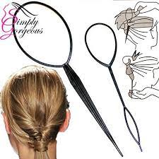 Simply Gorgeous 2 Piece Twist Loop Ponytail Maker Hair Braid Styling Tool For More Information Visit Image Hair Braid Maker Stylish Hair Braided Hairstyles