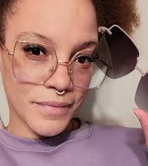 Alona Champagne Square Eyeglasses