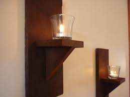 Distressed brown wood wall sconces, set of 2 kirkland's home. Rustic Wall Candle Holders Ideas On Foter