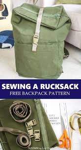 Sewing A Rucksack Free Backpack Pattern Backpack Pattern Sewing Backpack Pattern Backpack Sewing