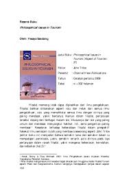 Related to contoh ulasan buku ilmiah. Pdf Resensi Buku Philosophical Issues In Tourism Yesaya Sandang Academia Edu