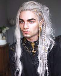 Nils Kuiper On Instagram Halloween Is Almost Upon Us So It S Time For Me To Do Weird Costume Y Shit Again Woo Long White Hair Boy With White Hair Elf Hair