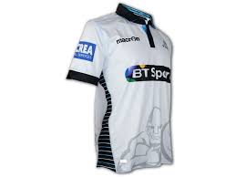 Original rugby trikots von verschiedenen herstellern. Macron Glasgow Warriors Alternate Rugby Shirt Don Pallone