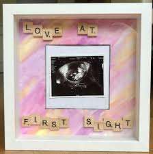 Erinnerungsstuck Mit Erstem Ultraschallbild Kleine Liebeserklarung Umgesetzt Mit Ikea Ribba Bilderrahmen Scrab Ultraschallbild Ultraschall Erinnerungsstuck