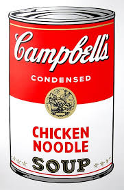 How to make chicken stock. Andy Warhol Sunday B Morning Campbell S Soup Can Chicken Noodle Artetrama