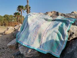 You can stitch each one up individually or together for a larger piece. Ravelry Greek Islands Pattern By Bebablanket