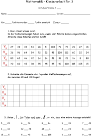 When you multiply whole numbers by 10, 100, 1000, and so on (powers of ten), you can simply tag as many zeros on the product as there are in the factor 10, 100, 1000 etc. Klassenarbeit Zu Teiler Und Vielfache Klassenarbeiten Rechnen Lernen Teiler
