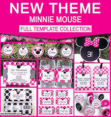 Minnie Mouse Printable Birthday Party Collection Such fun minnie mouse party ideas!! minnie mouse printable birthday party collection