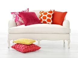 The wide variety of patterns plays well together because of the coordinated color palette. Style A Sofa 5 Different Ways Hgtv