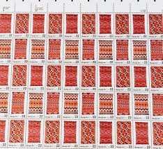 Sheet Of 50 22 Cents Novajo Art Stamp Sheet Scott2235 38 Etsy Vintage Postage Usps Stamps Stamp