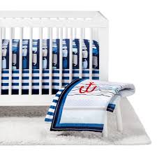 Crib Bedding Set By The Sea 4pc Cloud Island Navy Target