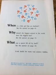 Real Science Riddles 1971 Riddles Cool Science Facts What Is A Bird