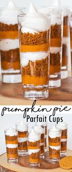 Pumpkin Pie Parfait Cups Video Tatyanas Everyday Food Tatyana S Everyday Food No Bake Pumpkin Pie Dessert Shots