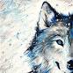 Paint Nite: Winter WOLF in Snow event in Langley, BC