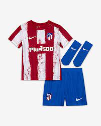 Atlético competed in la liga , copa del rey and uefa champions league. Atletico Madrid 2021 22 Home Baby Amp Toddler Football Kit Nike Ae