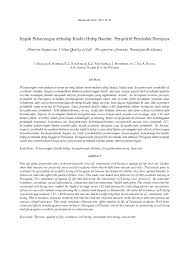 Perkara inilah selain itu , antara kesan kesannya ialah sikap manusia yang tidak bertanggungjawab terhadap alam sekitar seperti membuang sampah dimerata tempat contohnya kedalam sungai. Pdf Impak Pelancongan Terhadap Kualiti Hidup Bandar Perspektif Penduduk Putrajaya Nina Nizan And Habibah Ahmad Academia Edu