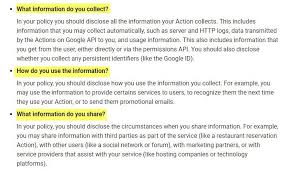 All major app stores require a privacy policy, including google. Sample Privacy Policy Template Privacy Policies