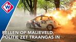 Politieauto in brand, A12 geblokkeerd en traangas bij demo ... - YouTube