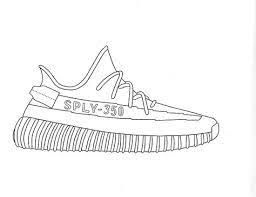 You are viewing some blank shoes yezze sketch templates click on a template to sketch over it and color it in and share with your family and friends. Adidas Yeezy Boost 350 V2 Yeezreel Non Reflective
