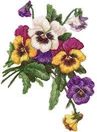 Pansies Sewing Embroidery Designs Machine Embroidery Advanced Embroidery
