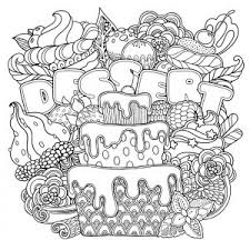 Collection of coloring pages for kids dessert (29) dessert coloring pages food printable donut coloring page Cupcakes 3910 Cupcakes Malbuch Fur Erwachsene