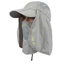 Dukars Fishing Hats Unisex Outdoor Sun Protection Cap With Face Neck Flap For Dukars Sun Protection Hat Outdoor Hats Sun Cap