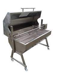 1200 Stainless Hooded Spartan Spit Rotisserie Custom Bbq Pits Spit Roaster Bbq Stand