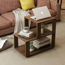 Rustic End Table 3 Tier Chair Side Table Accent Night Stand With Storage Shelf Ru Side Table Decor Living Room Table Decor Living Room Living Room Side Table