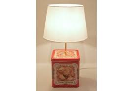 Vintage Amaretti Virginia Metal Box Lamp Recycled Biscuits Box Into Lamp For Kitchen Deco By Artemix Design Design