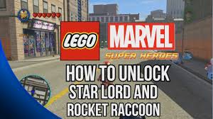 After purchasing her, you will need to replay baxter building . How To Unlock Star Lord And Rocket Raccoon Lego Marvel Super Heroes By Afguideshd