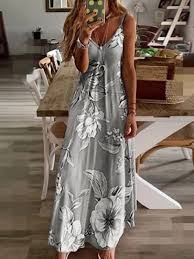 Slim Long Flower Dress Holapick Com In 2020 Floral Dresses Long Maxi Dress Long Flower Dress