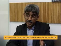 All posts tagged hamid sultan abu backer. Pertingkatkan Tahap Keselamatan Hakim Hamid Sultan Abu Backer Youtube