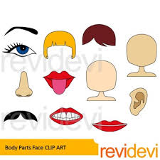 You may also like creative human face design or human face cartoon clipart! Face Parts Clipart Worksheets Teaching Resources Tpt