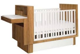 Studio Baby Crib Changing Table From Nurserywork Cribs Modern Baby Furniture Crib With Changing Table