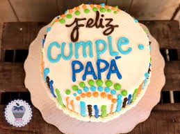 Crema Batida Pastel Decorado Papa Colores Facebook
