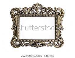An Ornate Antique Picture Frame On A White Background Cornici Antiche Cornici Immagini