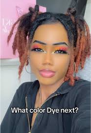 Red Locs to Purple Locs