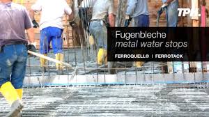 Max frank plant, produziert und vertreibt weltweit bautechnologien für den stahlbetonbau. Fugenblech Metal Water Stops Video Youtube